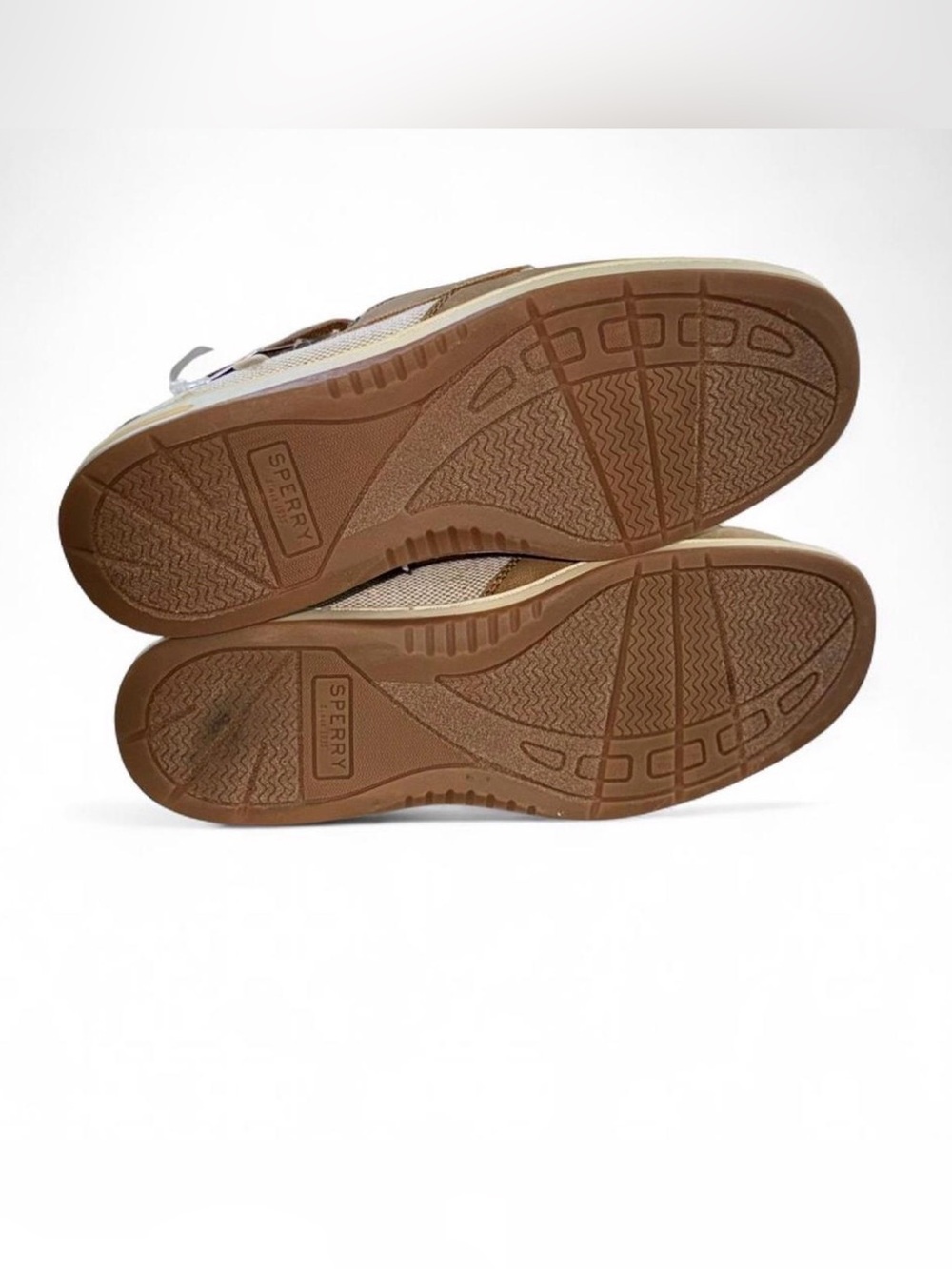 Sperry Top-Sider Whalefish Womens Size 6 Brown Gold Leather Memory Foam Shoes - Picture 10 of 11